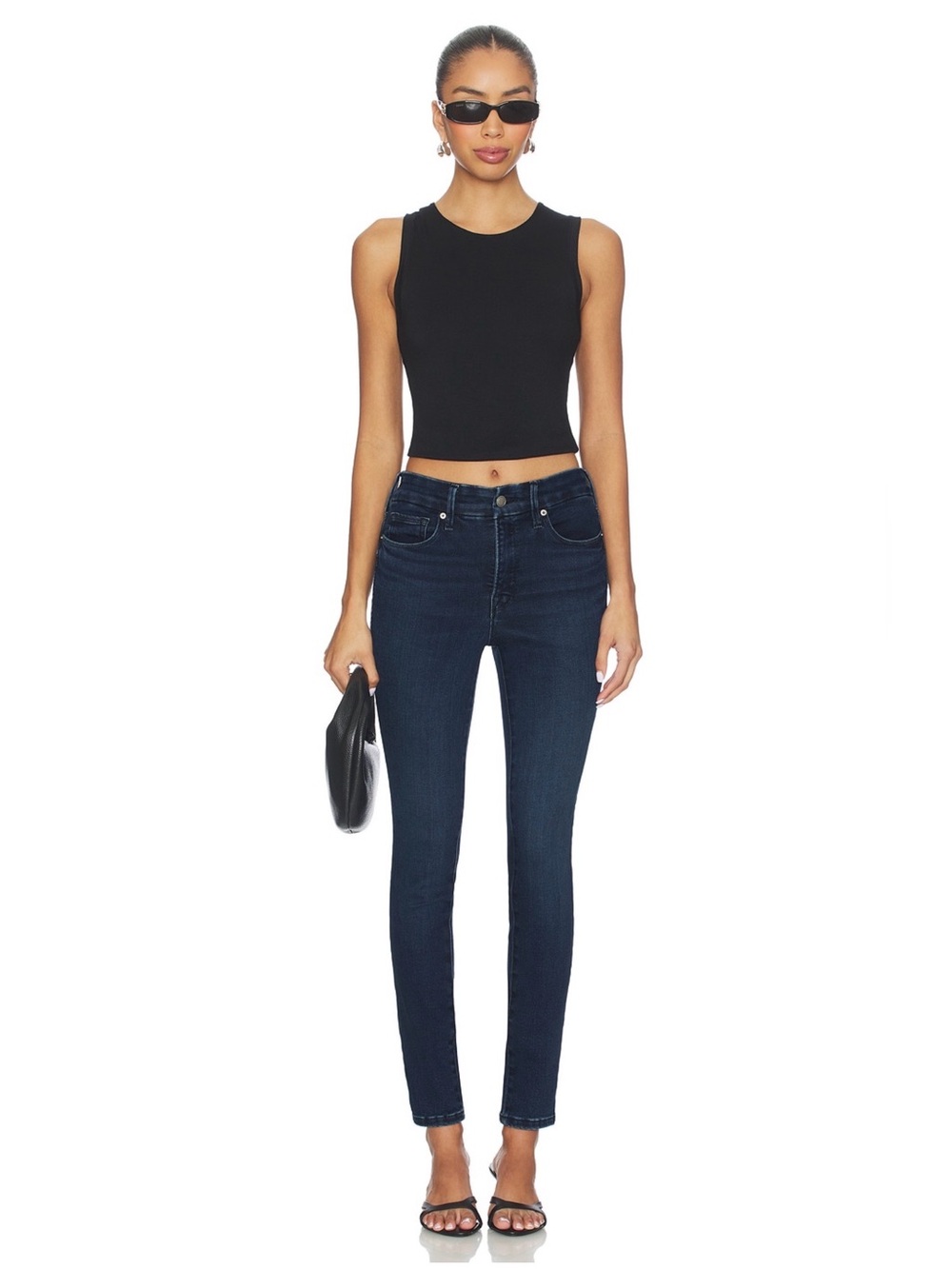 Good American Soft Tech Good Legs Skinny Jeans - Brand New With Tags